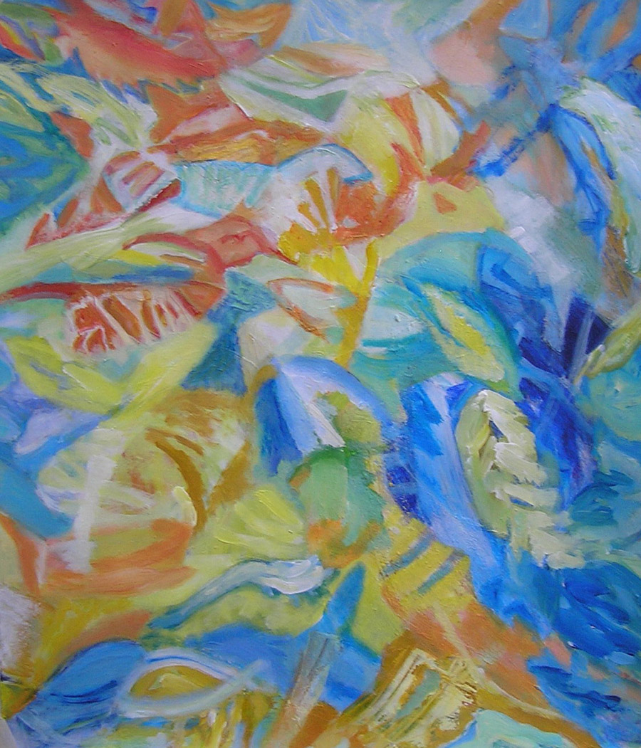  Ayahuasca, 2010, acrylic on paper, 70 x 60 cm
