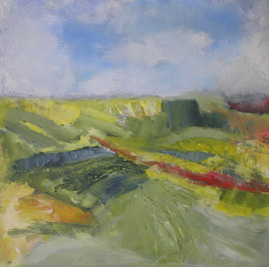 French Landscape, 2007, acrylic on paper, 60 x 60 cm
