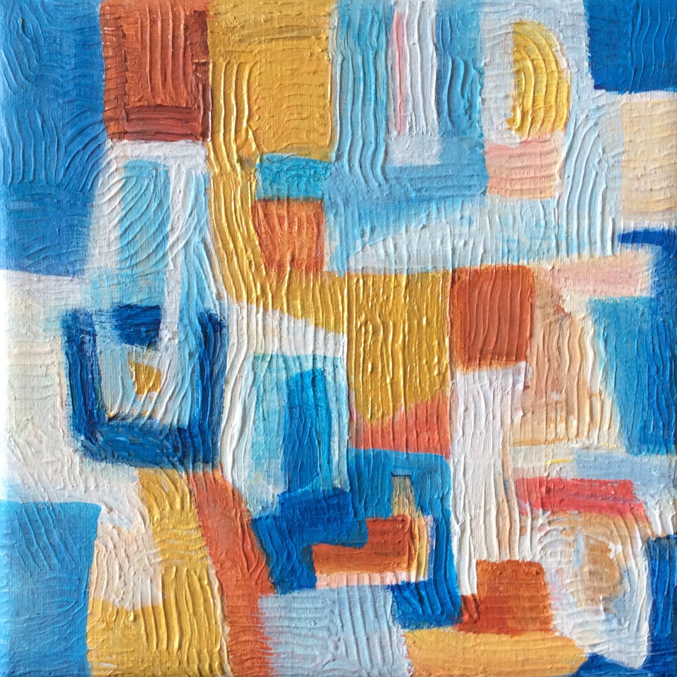 Andalucia 1 (2016), acrylic on canvas, 20 x 20 cm